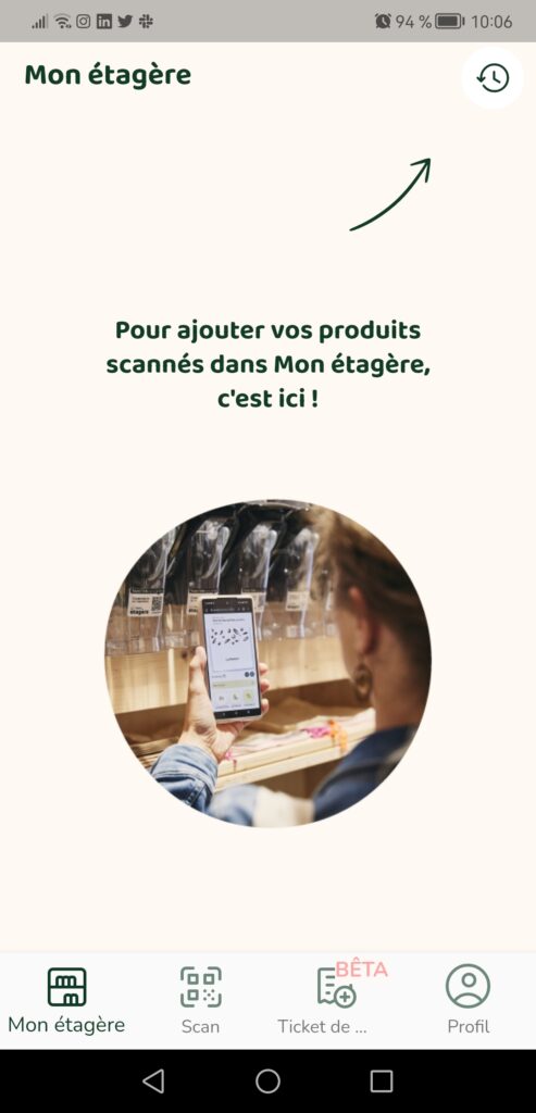 Scan application monetagere